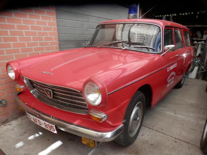 te koop peugeot 404 ambulance pompier, Auto's, Peugeot, Bedrijf, Overige modellen, Benzine, Euro 1, Break, 5 deurs, Handgeschakeld