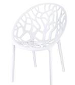 8 Exterioo stapelstoelen wit, Enlèvement ou Envoi, Comme neuf, Empilable