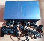 Console Sony PlayStation 2 Fat Aqua Blue, Avec 1 manette, Bleu, Utilisé, Enlèvement ou Envoi