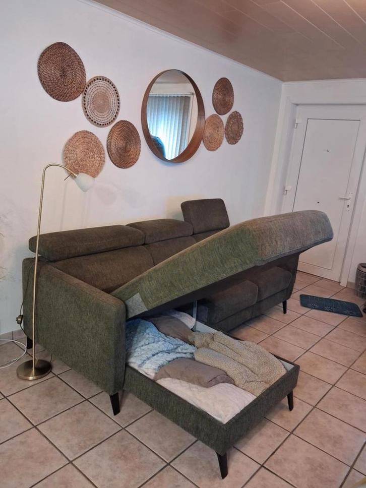 3 zit met relax, Maison & Meubles, Canapés | Sofas & Chaises Longues, Comme neuf, Trois personnes, 200 à 250 cm, 75 à 100 cm, Tissus