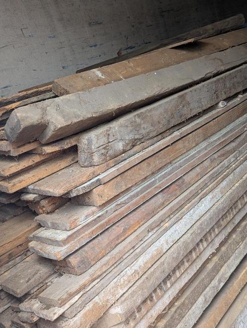 Bouwhout, Doe-het-zelf en Bouw, Hout en Planken, Gebruikt, Balk, Overige houtsoorten, 300 cm of meer, 25 tot 50 mm, Geïmpregneerd