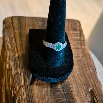 handgemaakt ijsgroen jadeïet jade s925 zilveren ring