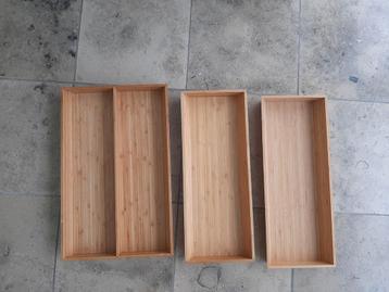 Bestek lade, bestek indeling IKEA bamboe, Huis en Inrichting, Ophalen of Verzenden, Zo goed als nieuw
