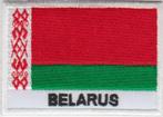 Wit-Rusland vlag stoffen opstrijk patch embleem, Diversen, Vlaggen en Wimpels, Nieuw, Verzenden