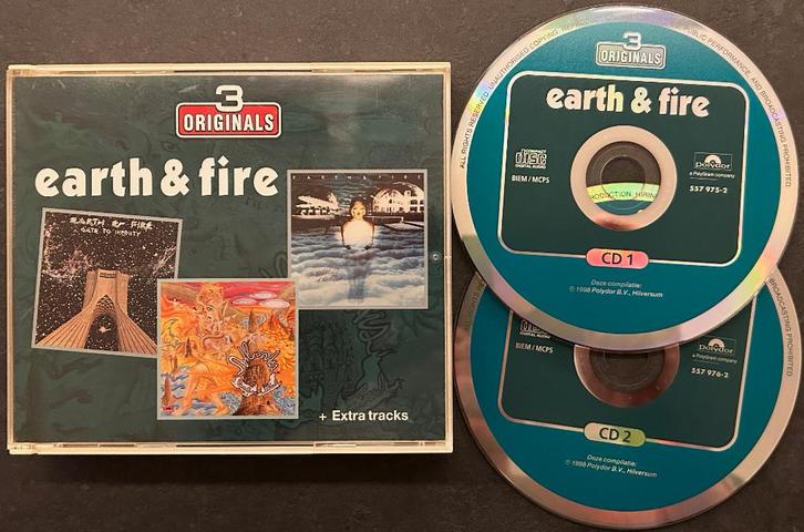 EARTH & FIRE - Atlantis, World o/t future & Infinity (2CD), CD & DVD, CD | Rock, Comme neuf, Pop rock, Envoi
