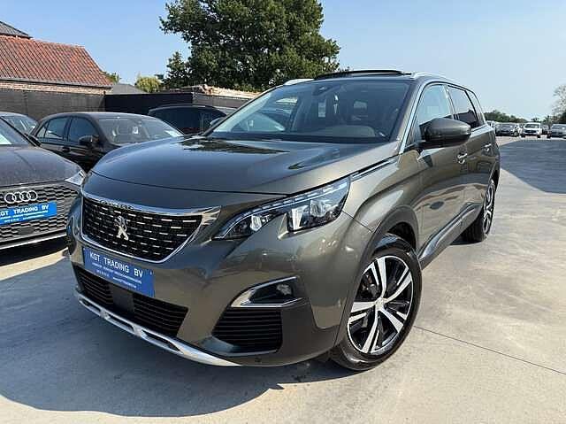 Peugeot 5008 1.5 BLUEHDI 7 ZIT AUTOMAAT NAVI LEDER OPENDAK, Auto's, Peugeot, ABS, Airbags, Airconditioning, Bluetooth, Boordcomputer