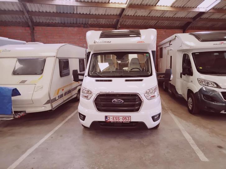 Camper, Caravans en Kamperen, Mobilhomes, Particulier, tot en met 4, Half-integraal, Benimar, Ford, Diesel, Automaat, Standaard zit