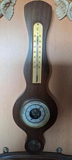 Oude barometer met kwikthermometer, TV, Hi-fi & Vidéo, Stations météorologiques & Baromètres, Comme neuf, Enlèvement