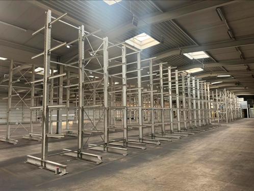 Zware draagarmstelling dubbelzijdig 5,6m verstelbare armen, Doe-het-zelf en Bouw, Metalen, Ophalen