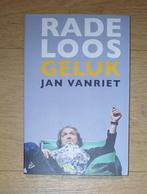 Jan Vanriet boek Radeloos geluk, Enlèvement ou Envoi, Comme neuf