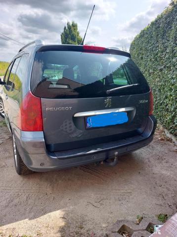 Peugeot 307, Autos, Achat, 7 places, Boîte manuelle, Noir