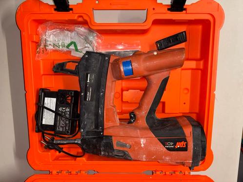 Cloueur à gaz SPIT PULSA 40E avec valise, Doe-het-zelf en Bouw, Gereedschap | Boormachines, Zo goed als nieuw, Ophalen