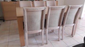 Houten stoel met loom-look rug set van 50stuks beschikbaar voor biedingen