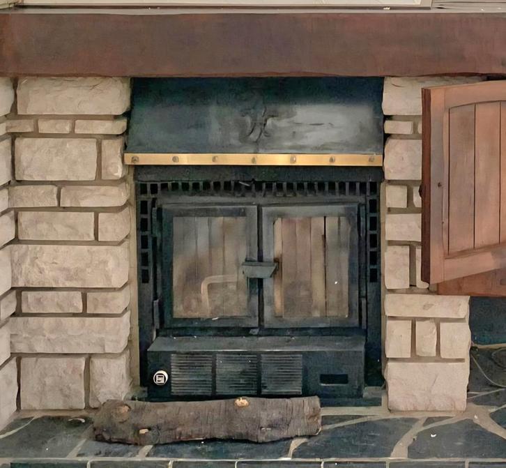 Bodart & Gonay houtkachel met houtblazer, Huis en Inrichting, Haarden, Gebruikt, Houthaard, Ophalen of Verzenden