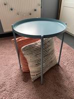 Bijzettafel Ikea blauw, Huis en Inrichting, Tafels | Bijzettafels, Ophalen, Zo goed als nieuw