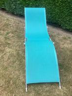 Ligzetel opvouwbaar, Tuin en Terras, Ophalen, Zo goed als nieuw, Textileen