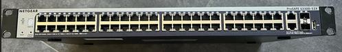 Netgear ProSafe S3300-52X 48x 1Gbps 4x 10Gbps, Computers en Software, Netwerk switches, Zo goed als nieuw, Ophalen