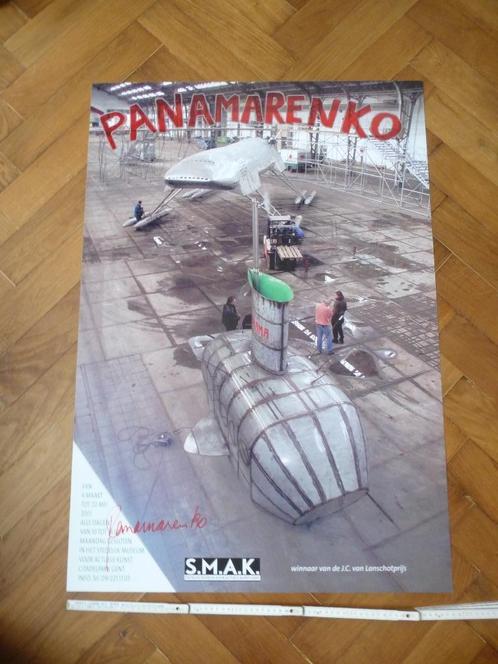 PANAMARENKO - AFFICHE, ORIGINEEL GESIGNEERD, Antiek en Kunst, Kunst | Litho's en Zeefdrukken, Ophalen of Verzenden