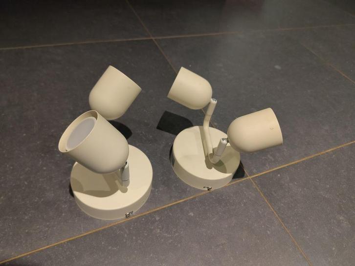 Ikea Ostana wand- en plafondlamp - 2 stuks, Huis en Inrichting, Lampen | Plafondlampen, Gebruikt, Metaal, Ophalen of Verzenden