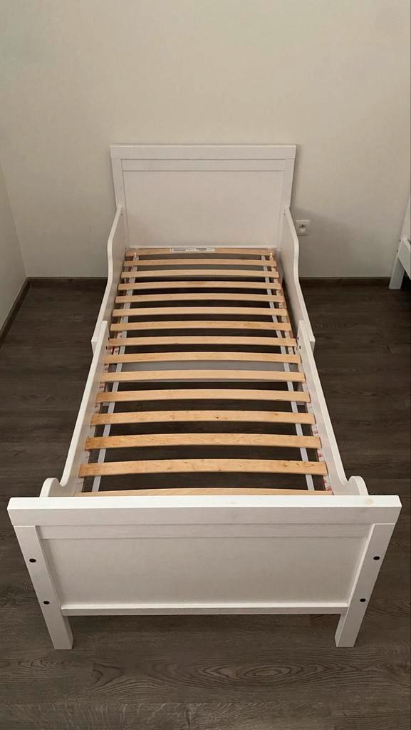 Modulair kinderbed ikea SUNDVIK, Kinderen en Baby's, Kinderkamer | Bedden, Zo goed als nieuw, 180 cm of meer, 85 tot 100 cm, Lattenbodem