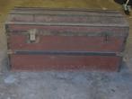 Ancienne malle (coffre) en bois, 50 à 100 cm, Moins de 50 cm, Enlèvement, Utilisé