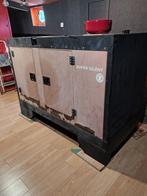 Generator 12,5 kva, Doe-het-zelf en Bouw, Aggregaten, Ophalen, Dieselolie, Geluidgedempt, Zo goed als nieuw