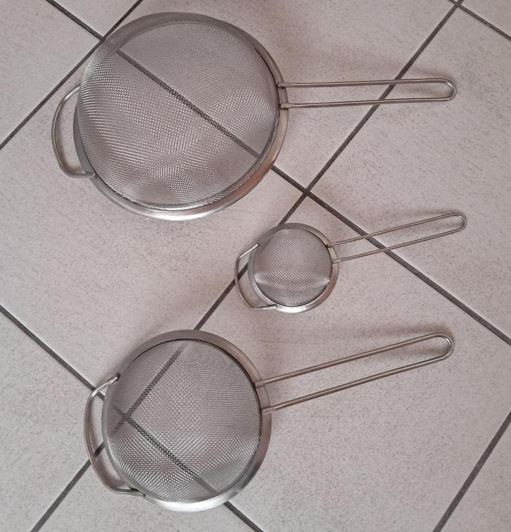 Set van 3 keukenzeefjes, Huis en Inrichting, Keuken | Keukenbenodigdheden, Nieuw, Ophalen