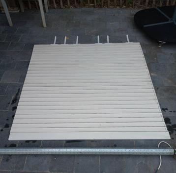 rolluik met motor 152x142 cm, 100 à 150 cm, Utilisé, Blanc, 150 à 200 cm