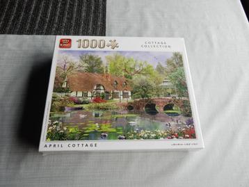 nr.1562 - Puzzel april cottage - 1000 stukjes - nieuw