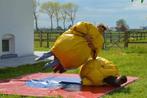Sumo worstel spel thema   Springkastelen te huur, Ophalen, Gebruikt