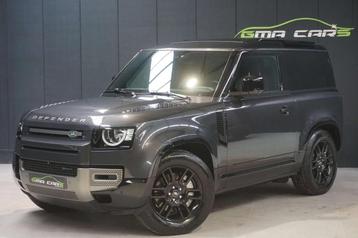 Land Rover Defender 90 3.0 Turbo MHEV P400 X-Dynamic S Pano-, Autos, Cuir, Argent ou Gris, Euro 6, Entreprise