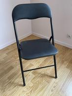 plooistoel zwart met zacht zitcomfort, Huis en Inrichting, Stoelen, Ophalen, Twee, Zwart, Nieuw