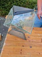 Aquarium met ledverlichting, Ophalen of Verzenden, Zo goed als nieuw