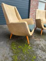 Vintage zetels, Huis en Inrichting, Zetels | Zetels en Chaises Longues, Ophalen, Gebruikt, Eenpersoons