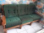 Eiken salon zetels 3 + 2x1 zit, Huis en Inrichting, Ophalen, Hout, Gebruikt, Klassiek