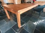 Eettafel en salontafel in teak, Huis en Inrichting, Tafels | Eettafels, Ophalen, Zo goed als nieuw
