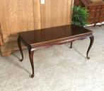 Oude Queen Anne salontafel in massief hout L 110 B 55 H 52, Antiek en Kunst, Ophalen