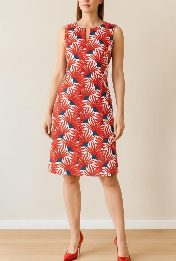 Stijlvolle Bogner jurk – maat 38 (M), Kleding | Dames, Jurken, Zo goed als nieuw, Maat 38/40 (M), Rood, Knielengte, Ophalen of Verzenden