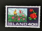 Ijsland 1972 - serres, serreteelt, bloemen, rozen **, Ophalen of Verzenden, IJsland, Postfris