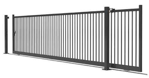 BARRIERE PORTAIL 8 Mètres neuf emballé, Jardin & Terrasse, Portes de jardin, Neuf, Porte coulissante, Fer, 200 cm ou plus, 200 cm ou plus