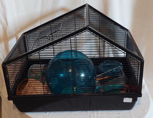 Hamsterhok met toebehoren., Dieren en Toebehoren, Knaagdieren en Konijnen | Hokken en Kooien, Zo goed als nieuw, Hok, Hamster