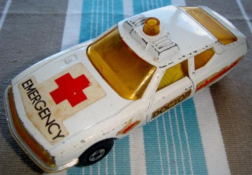 Citroën SM Doctor's Emergency Car, Matchbox K-62, 1/43, 1976, Hobby en Vrije tijd, Modelbouw | Auto's en Voertuigen, Gebruikt