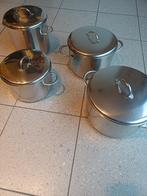 potten en pannen, Huis en Inrichting, Keuken | Potten en Pannen, Inox, Gebruikt, Inductieplaat, Ophalen