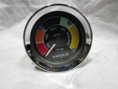 vaccuum meter SMITHS 52mm - gebruikt - CLASSIC MINI COOPER, Auto-onderdelen, Dashboard en Schakelaars, Mini, Oldtimer onderdelen