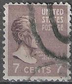 USA 1938 - Yvert 377 - Andrew Jackson - 7 c. (ST), Verzenden, Gestempeld