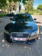 Audi A5 Cabrio 2.0Tfsi, S-Line  automaat, weinig km, leder, Auto's, Audi, Zwart, 4 cilinders, Zwart, Leder