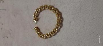 Bracelet en or 18carats Longueur 19cm prix non négociable, Enlèvement ou Envoi, Comme neuf, Or, Or