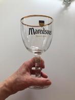 Verres à donner  5 Maredsous et 6 Rivierke, Zo goed als nieuw, Bierglas