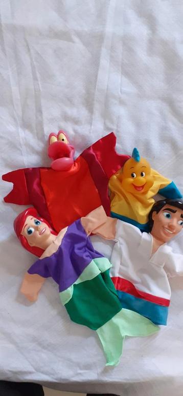 Kleine zeemeermin handpoppen Disney  beschikbaar voor biedingen