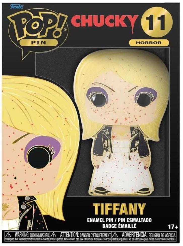 Funko POP Large Enamel Pin chucky / Tiffany 10cm (11), Collections, Jouets miniatures, Neuf, Envoi